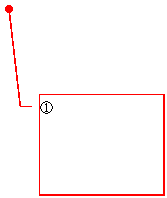 線吹き出し 3 (枠付き): @